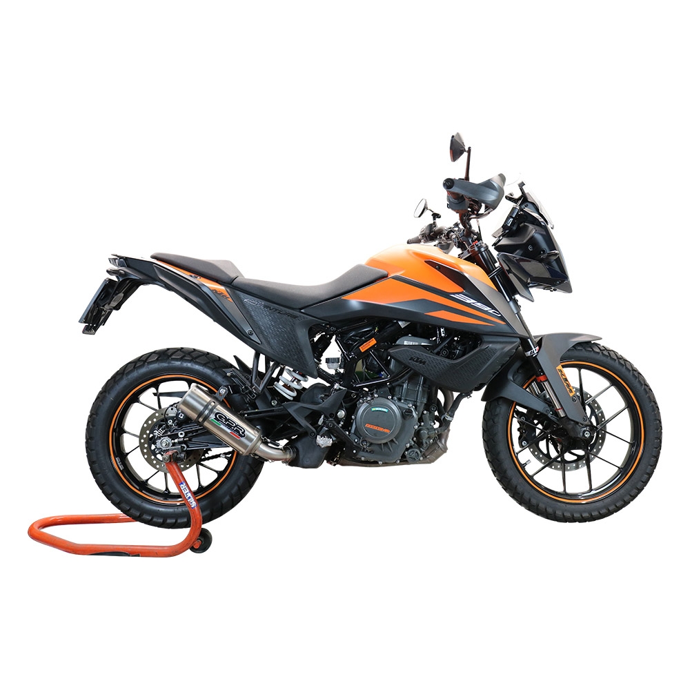 Scarico GPR compatibile con  Ktm Adventure 390 2020-2020, M3 Inox , Terminale di scarico racing, con raccordo, senza omologazione