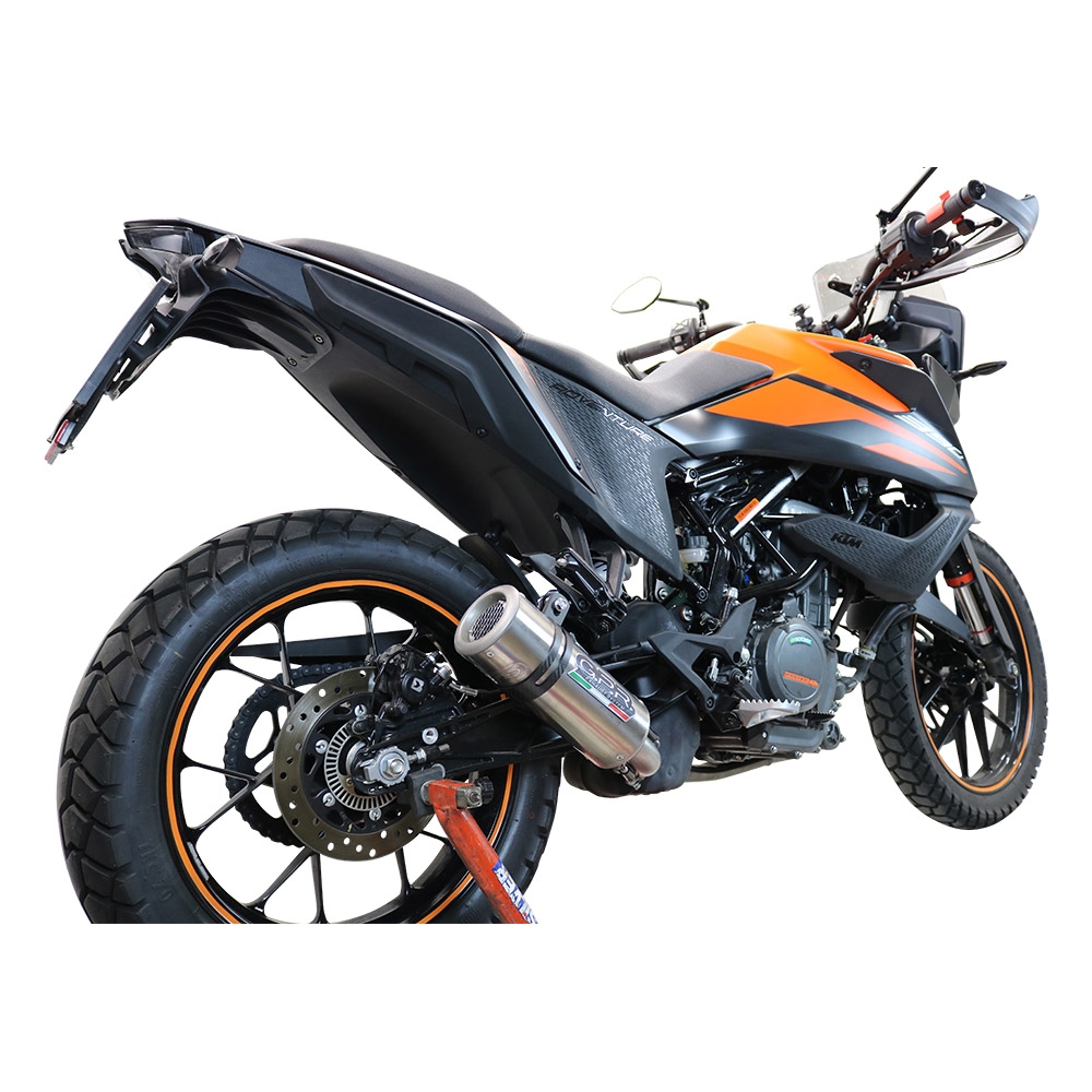 Scarico GPR compatibile con  Ktm Adventure 390 2020-2020, M3 Inox , Terminale di scarico racing, con raccordo, senza omologazione