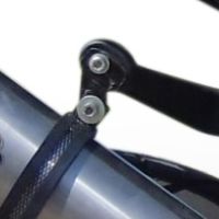 GPR exhaust compatible with  Ktm Lc 8 Adventure 1050 2015-2016, Furore Nero, Racing slip-on exhaust including link pipe 