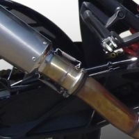 GPR exhaust compatible with  Ktm Lc 8 Adventure 1050 2015-2016, Furore Nero, Racing slip-on exhaust including link pipe 
