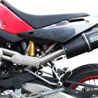 Scarico GPR compatibile con  Swm Motorcycles RS 650 R  2017-2018, Furore Nero, Scarico omologato, silenziatore con db killer estraibile e raccordo specifico