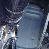 GPR exhaust compatible with  Swm Motorcycles RS 650 R  2017-2018, Furore Nero, Homologated legal slip-on exhaust including removable db killer and link pipe 
