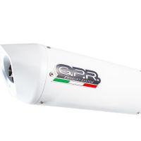 Scarico GPR compatibile con  Bmw R 1200 Gs -Adventure 2013-2013, Albus Ceramic, Scarico completo omologato,fornito con db killer estraibile e collettore