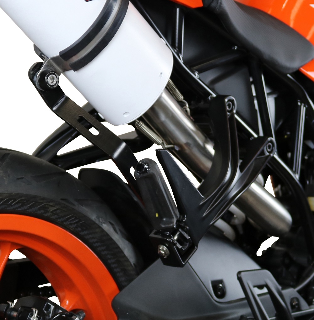 GPR exhaust compatible with  Ktm Rc 125 2017-2020, Albus Evo4, Homologated legal slip-on exhaust including removable db killer, link pipe and catalyst 