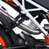 Scarico GPR compatibile con  Ktm Duke 250 2017-2020, Albus Evo4, Terminale di scarico omologato, fornito con db killer estraibile, catalizzatore e raccordo specifico