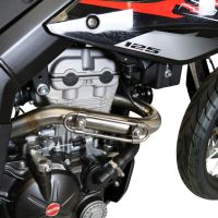 Scarico GPR compatibile con  Aprilia Rx 125 2018-2020, Decatalizzatore, Collettore tubo decatalizzatore
