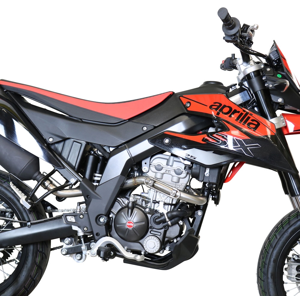 Scarico GPR compatibile con  Aprilia Rx 125 2018-2020, Decatalizzatore, Collettore tubo decatalizzatore