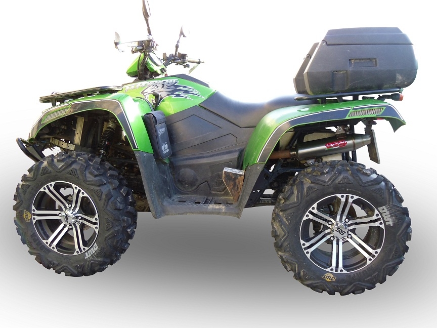 GPR escape compatível com  Artic Cat Thundercat 1000 2011-2021, Deeptone Atv, Escape legal, homologado, silenciador com db killer removível e tubo de ligação específico 