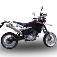 GPR exhaust compatible with  Husqvarna TE 630 E - SMS 630 - Smr 630 2010-2014, Powercone Evo, Dual Homologated legal slip-on exhaust including removable db killers and link pipes 