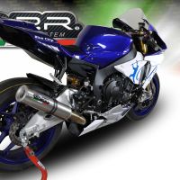 Scarico GPR compatibile con  Yamaha Yzf R1-R1-M 2020-2024, M3 Inox , Scarico racing semi completo con collettore specifico