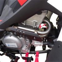 GPR exhaust compatible with  Beeline Bestia 5.5 Supermoto -Offroad 2011-2021, Deeptone Atv, Homologated legal full system exhaust, including removable db killer 