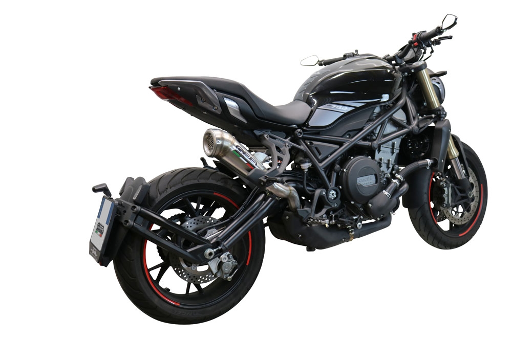 GPR exhaust compatible with  Benelli 752 S 2022-2024, Powercone Evo, Homologated legal slip-on exhaust including removable db killer and link pipe 