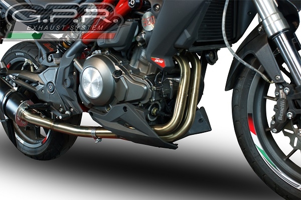 Scarico GPR compatibile con  Benelli Bn 302 S 2015-2020, Decatalizzatore, Collettore tubo decatalizzatore