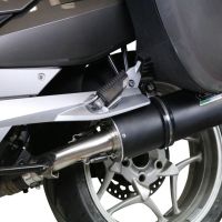 Scarico GPR compatibile con  Bmw R 1200 R 2006-2010, Furore Nero, Scarico omologato, silenziatore con db killer estraibile e raccordo specifico