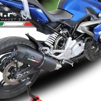 Scarico GPR compatibile con  Bmw G 310 R 2022-2024, Furore Evo4 Nero, Scarico completo omologato,fornito con db killer estraibile,catalizzatore e collettore