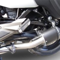 GPR exhaust compatible with  Bmw K 1600 Gt 2010-2016, Furore Nero, Dual Homologated legal slip-on exhaust including removable db killers and link pipes 