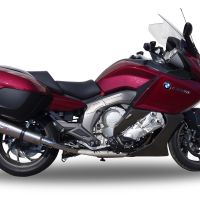 GPR escape compatible con  Bmw K 1600 Gt 2022-2025, New Grand Prix Evo Titanium, Par de terminales de escape homologados, con db killer extraíbles y tubos de conexión específicos 