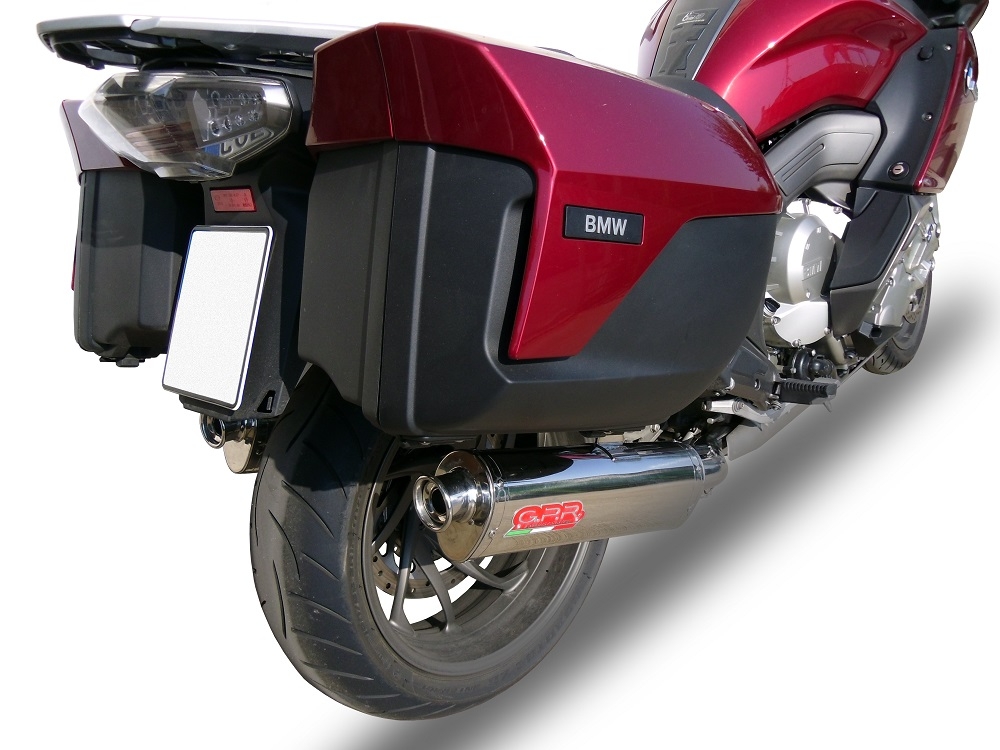 GPR exhaust compatible with  Bmw K 1600 Gt 2010-2016, Trioval, Dual Homologated legal slip-on exhaust including removable db killers and link pipes 