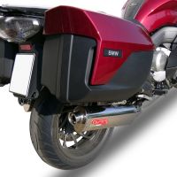 GPR exhaust compatible with  Bmw K 1600 Gt 2010-2016, Trioval, Dual Homologated legal slip-on exhaust including removable db killers and link pipes 