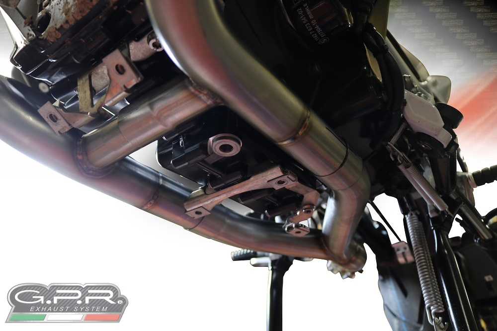 Scarico GPR compatibile con  Bmw R 1250 Gs -Adventure 2021-2024, Decatalizzatore, Collettore decatalizzore, applicazione racing