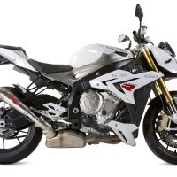 GPR exhaust compatible with  Bmw S 1000 R -M 2014-2016, Powercone Evo, Homologated legal slip-on exhaust including removable db killer and link pipe 