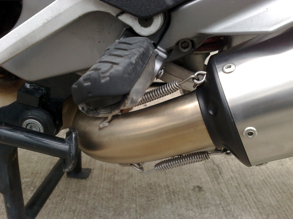 Scarico GPR compatibile con  Moto Guzzi Breva 850 2006-2011, Trioval, Scarico omologato, silenziatore con db killer estraibile e raccordo specifico