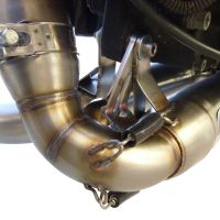 GPR exhaust compatible with  Buell Xb 9 2003-2007, Deeptone Inox, Dual Homologated legal slip-on exhaust including removable db killers and link pipes 