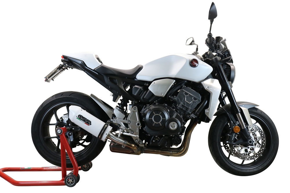 Scarico GPR compatibile con  Honda Cb 1000 R  2021-2024, Albus Evo4, Scarico omologato, silenziatore con db killer estraibile e raccordo specifico