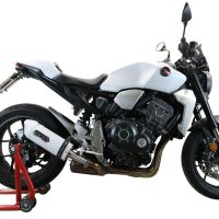 Scarico GPR compatibile con  Honda Cb 1000 R  2021-2024, Albus Evo4, Scarico omologato, silenziatore con db killer estraibile e raccordo specifico