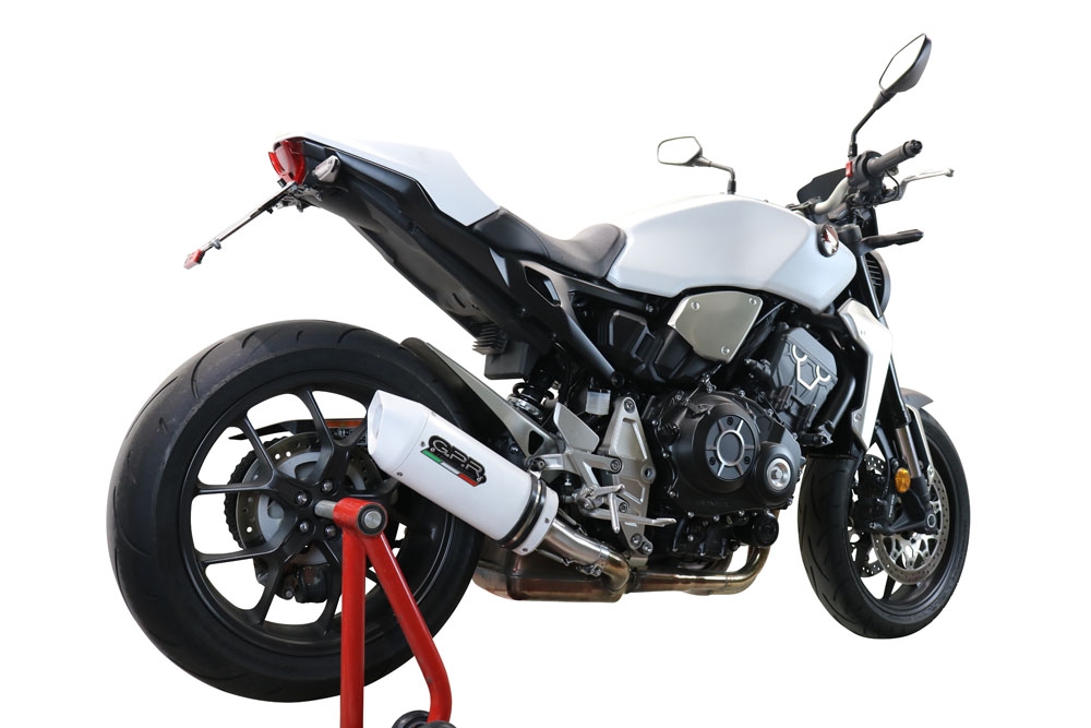 Scarico GPR compatibile con  Honda Cb 1000 R  2021-2024, Albus Evo4, Scarico omologato, silenziatore con db killer estraibile e raccordo specifico
