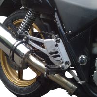 GPR exhaust compatible with  Honda Cb 500 - S 1993-2005, Trioval, Homologated legal slip-on exhaust including removable db killer and link pipe 