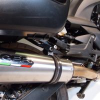 GPR exhaust compatible with  Honda Cbf 1000 - ST  2010-2016, Trioval, Homologated legal slip-on exhaust including removable db killer and link pipe 
