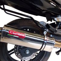 GPR exhaust compatible with  Honda Cbf 1000 - ST  2010-2016, Trioval, Homologated legal slip-on exhaust including removable db killer and link pipe 