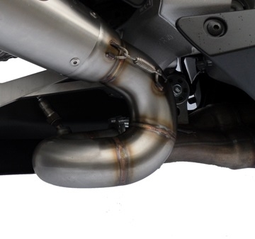 GPR exhaust compatible with  Honda Cbr 1000 Rr 2008-2011, M3 Black Titanium, Racing slip-on exhaust including link pipe 