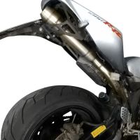 GPR exhaust compatible with  Honda Cbr 1000 Rr 2004-2007, Deeptone Inox, Racing slip-on exhaust including link pipe 
