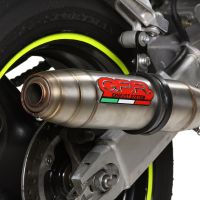 Scarico GPR compatibile con  Honda Cbr 600 F - Sport  2001-2007, Deeptone Inox, Terminale di scarico omologato,fornito con db killer estraibile,catalizzatore e collettore