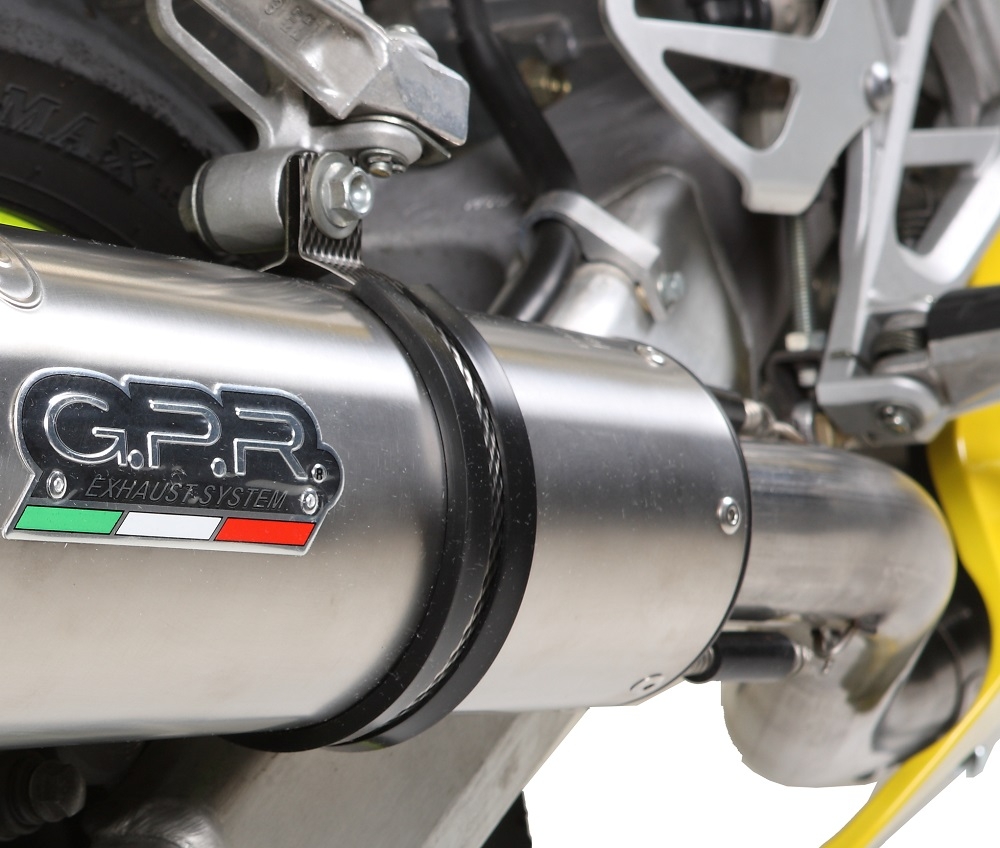 GPR exhaust compatible with  Honda Cbr 600 F - Sport  2001-2007, Trioval, Homologated legal slip-on exhaust including removable db killer, link pipe and catalyst 