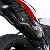 GPR exhaust compatible with  Honda Cbr 600 Rr  2005-2006, Tiburon Titanium, Homologated legal slip-on exhaust including removable db killer and link pipe 