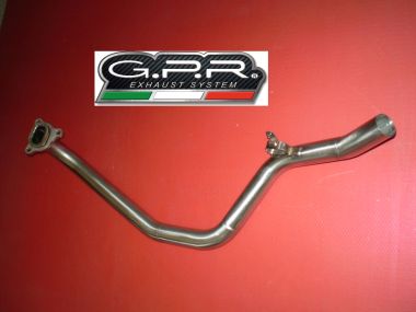 Scarico GPR compatibile con  Honda Nc 700 X - S Dct  2012-2018, Decatalizzatore, Collettore decatalizzore, applicazione racing