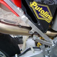 Scarico GPR compatibile con  Honda Crf 450 R-RX 2005-2005, Furore Nero, Scarico completo omologato,fornito con db killer estraibile e collettore