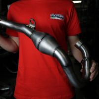 GPR exhaust compatible with  Husqvarna FX 450 2019-2022, Pentacross FULL Titanium, Racing full system exhaust, including removable db killer/spark arrestor 