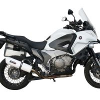 Scarico GPR compatibile con  Honda VFR1200X Crosstourer 2017-2020, Albus Evo4, Scarico omologato, silenziatore con db killer estraibile e raccordo specifico