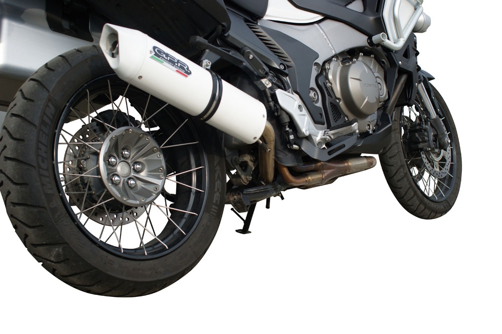 Scarico GPR compatibile con  Honda VFR1200X Crosstourer 2017-2020, Albus Evo4, Scarico omologato, silenziatore con db killer estraibile e raccordo specifico