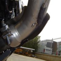 Scarico GPR compatibile con  Bmw K 1200 Gt 2006-2008, Albus Ceramic, Terminale di scarico omologato,fornito con db killer estraibile,catalizzatore e collettore
