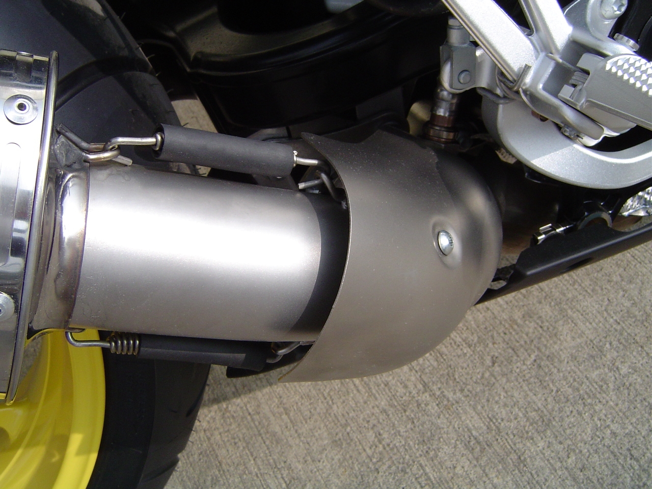 Scarico GPR compatibile con  Bmw K 1200 Gt 2006-2008, Albus Ceramic, Terminale di scarico omologato,fornito con db killer estraibile,catalizzatore e collettore