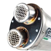 Scarico GPR compatibile con  Cf Moto 800 Mt Touring 2022-2024, Dual Titanium, Scarico omologato, silenziatore con db killer estraibile e raccordo specifico