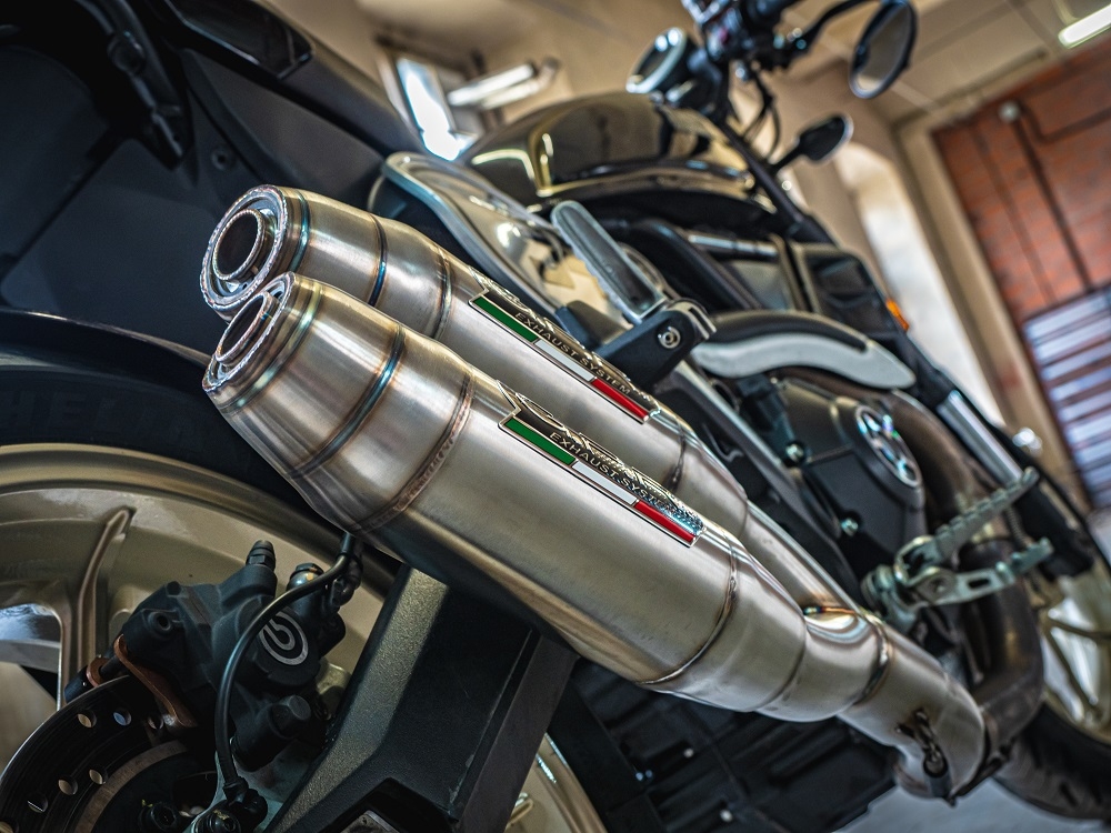 Scarico GPR compatibile con  Ducati Scrambler 800  2017-2020, Deeptone Inox, Coppia di terminali di scarico omologati, forniti con db killer removibile, catalizzatori e raccordi specifici
