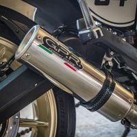 GPR exhaust compatible with  Ducati Scrambler 800  2017-2020, M3 Inox , Homologated legal slip-on exhaust including removable db killer, link pipe and catalyst 