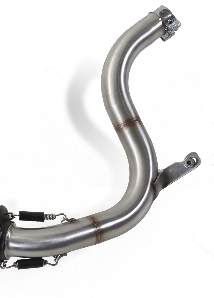 Scarico GPR compatibile con  Ktm Duke 200 2012-2024, Albus Ceramic, Terminale di scarico omologato, fornito con db killer estraibile, catalizzatore e raccordo specifico