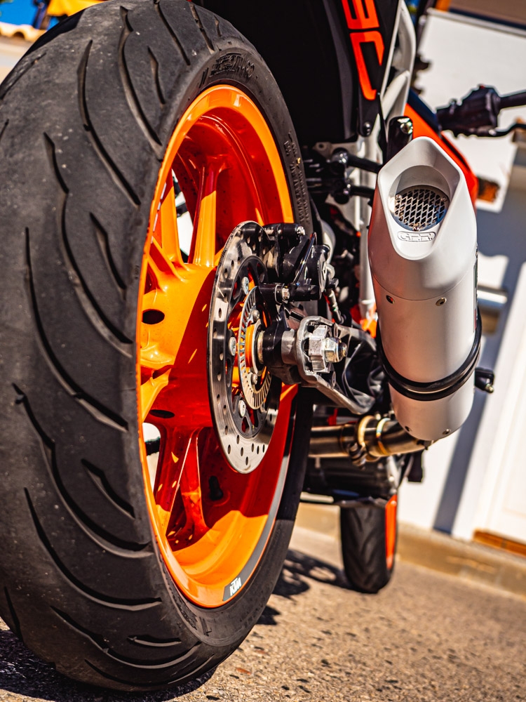 Scarico GPR compatibile con  Ktm Duke 390 2017-2020, Albus Evo4, Scarico omologato, silenziatore con db killer estraibile e raccordo specifico